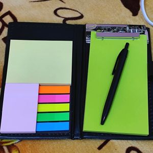 Sticky Notepad Kit + Free Pen +unicorn Pouch