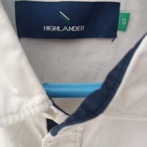 HIGHLANDER MEN WHITE SHIRT