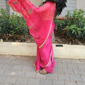 Gulabi Saree