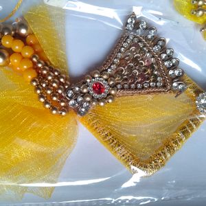 Rakhi For Bhaiya Bhabhi With Roli Akshat