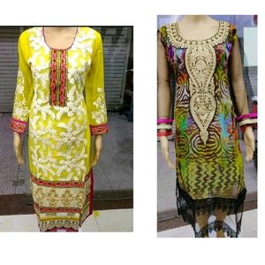 Women's Combo Long Kurti,😍😍