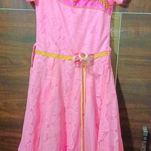 Pink Barbie Dress For Parties And Birthdays