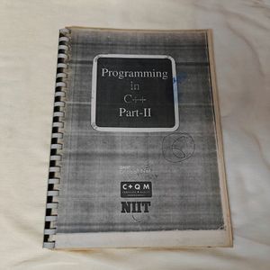 NIIT Programming In C++ Part I - II