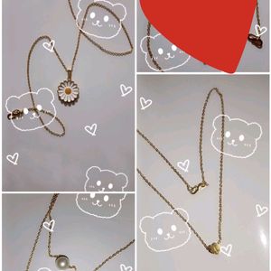 Korean Necklace Set Of 3