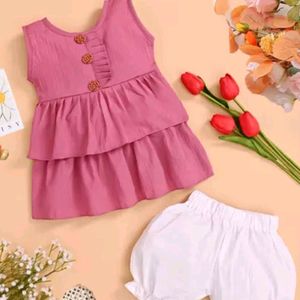 Baby Girl Summer Dress 1-2 years Old New Dres Set