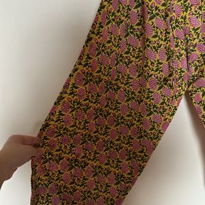 Block Printed Pants