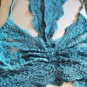 Net Bralette - Buy Dark Teal & Grey Is Free