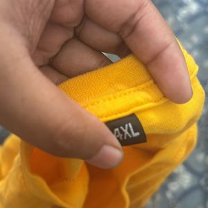 Yellow Shein T-shirt