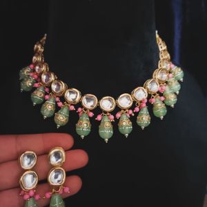 Kundan Minakari Set