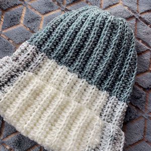 Handmade crochet beanie