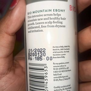 Biotique Mountain Ebony Vitalizing Serum For Hair