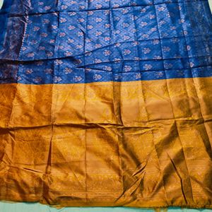 Banarasi Silk Gadwal Design Saree