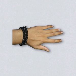 Boys Trendy Black pearl Bracelet 🖤