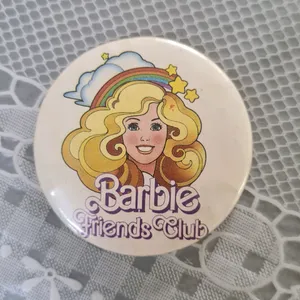 Vintage Barbie Friends Club & Batman Forever Badge