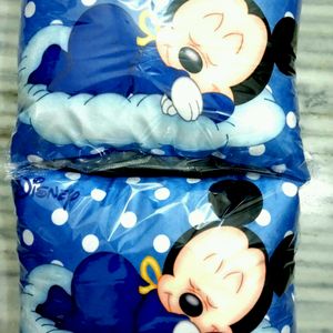 Cute Sleeping Mickie Pillows Combo Of 2 Pc