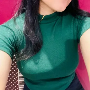 Green Ribbed Top