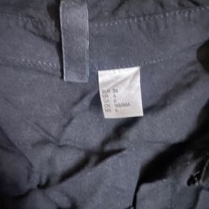 H&M Plain Black Shirt