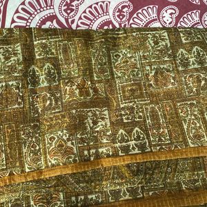 Printed Semi Silk Saree