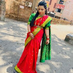 Red Traditional Saree