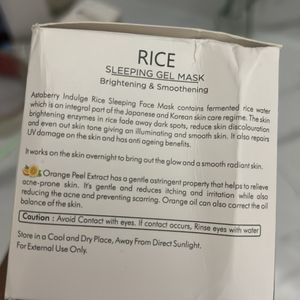 New Astaberry Rice Sleeping Mask And Eye Cream