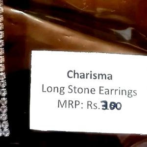 Charisma Long Stone Earrings