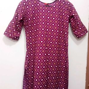 Ethnic Motif Printed Kurti