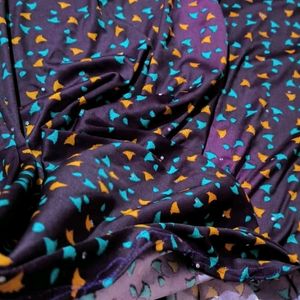 Printed Muslim Hijab Dark Purple Colour