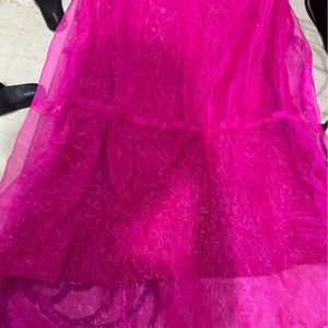 Pink Lehnga Choli With Dupatta