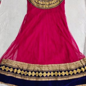 Amzing Pink Anarkali Like New