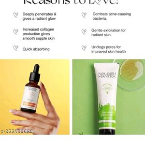 Serum And Face Wash Combo