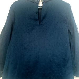 Navy Blue Top (Casual/Formal)