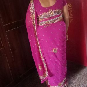 Saree With Free gift