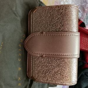 CHARLES & KEITH Rose Gold Sling Bag