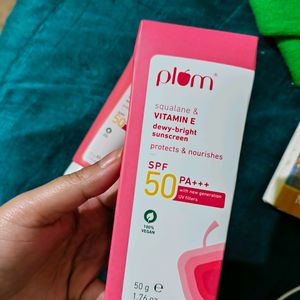 Plum Squalane & Vitamin E Sunscreen SPF 50