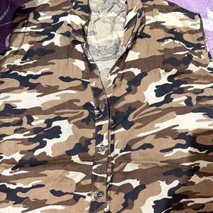 Camouflage Printed top