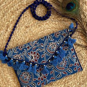 Ajrakh Printed Sling Bag