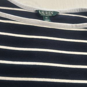 Ralph Lauren T Shirt   With White Stripes