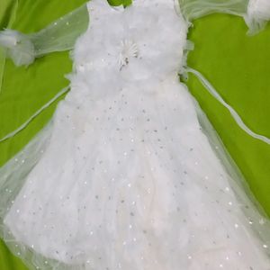 White Frock For Girls