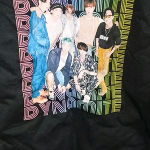 BTS Dynamite Print Their Photo In Back Hoodie