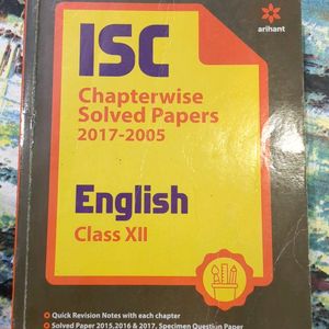 ISC English Solved Papersfor Class 12