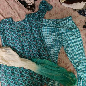 Kurti Set With Dupatta