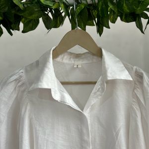 Stylist Loose Fit White Shirt