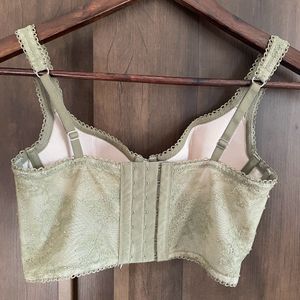 Olive Green Colour Bralette