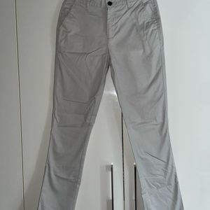 Steel Grey 30 Inch Lycra Stretch Chino