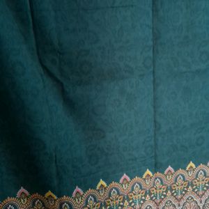 Dark Green Winter Pashmina Suit