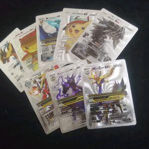 Pokemon silver edition cards set of 8