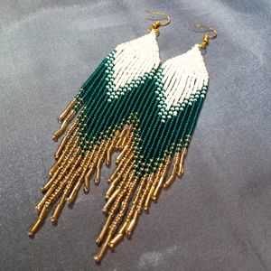 Earrings (Teal Green)