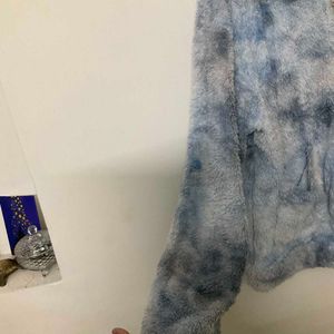 URBANIC Tie-dye Fur Jacket