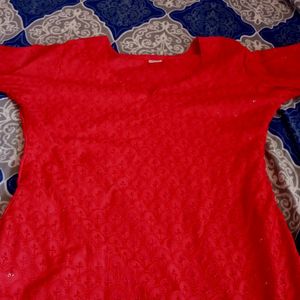 Red Kurti Wear For Women