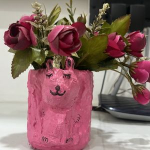 Artificial Rabbit Shape With Artificialrose